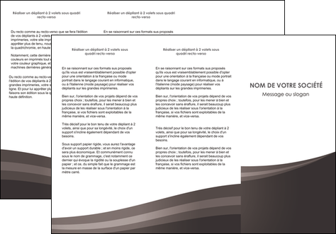 imprimerie depliant 3 volets  6 pages  web design texture contexture structure MIDBE86784