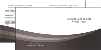 realiser depliant 2 volets  4 pages  web design texture contexture structure MFLUOO86788