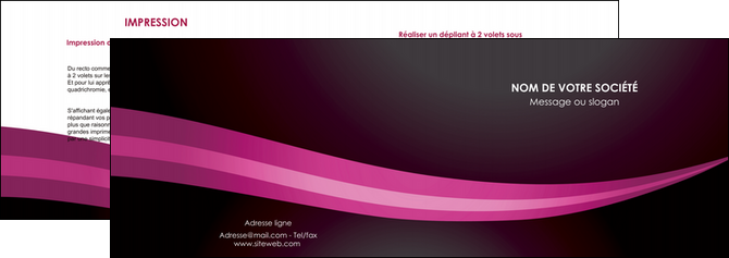 exemple depliant 2 volets  4 pages  web design texture contexture structure MLGI87138