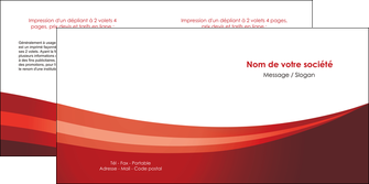 faire modele a imprimer depliant 2 volets  4 pages  web design texture contexture structure MIF87256
