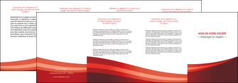 faire depliant 4 volets  8 pages  web design texture contexture structure MIF87268