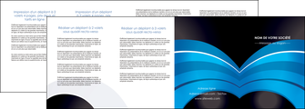 realiser depliant 4 volets  8 pages  texture contexture structure MLIG88102