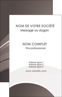 Impression impression carte de visite online avec pelliculage Web Design devis d'imprimeur publicitaire professionnel Carte de visite - Portrait