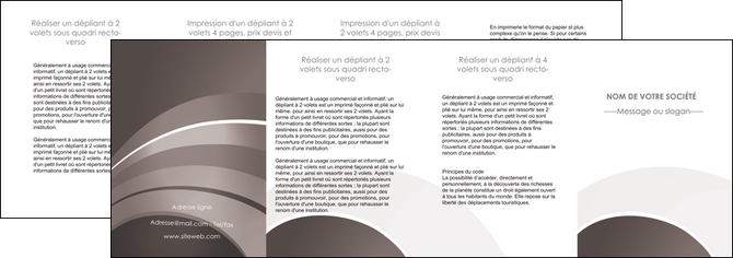 modele depliant 4 volets  8 pages  web design texture contexture structure MLGI88160