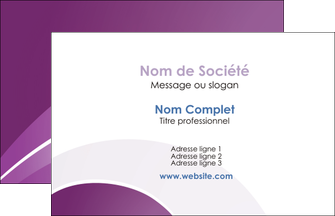 realiser carte de visite web design abstrait violet violette MLIG88318