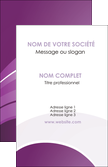 faire carte de visite web design abstrait violet violette MLGI88350