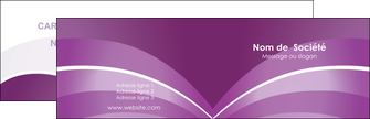faire carte de visite web design abstrait violet violette MLIG88352