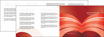 creer modele en ligne depliant 4 volets  8 pages  web design texture contexture structure MLGI88414