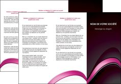 realiser depliant 3 volets  6 pages  web design texture contexture structure MIDLU88656