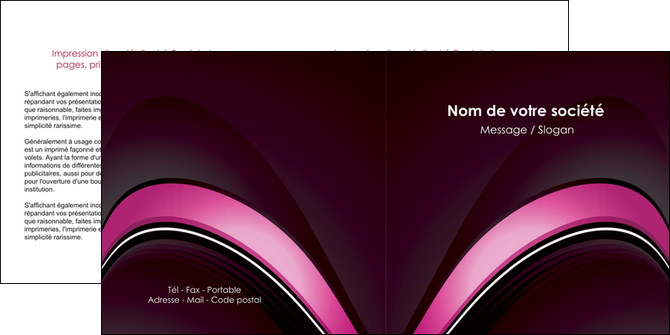 personnaliser modele de depliant 2 volets  4 pages  web design texture contexture structure MIDLU88660