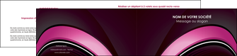realiser depliant 2 volets  4 pages  web design texture contexture structure MIDLU88666