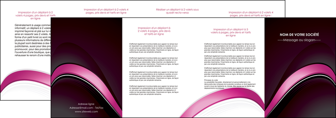 modele depliant 4 volets  8 pages  web design texture contexture structure MIDLU88672
