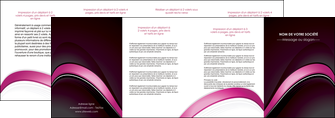 modele depliant 4 volets  8 pages  web design texture contexture structure MIDLU88672
