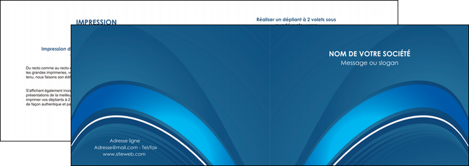 modele en ligne depliant 2 volets  4 pages  web design texture contexture structure MLGI88750