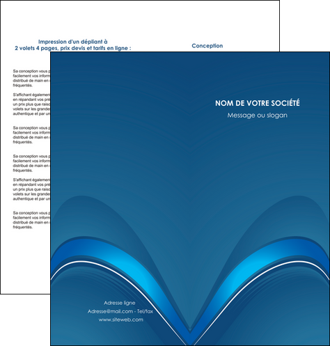 creer modele en ligne depliant 2 volets  4 pages  web design texture contexture structure MLGI88762