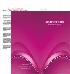 faire depliant 2 volets  4 pages  web design texture contexture structure MIFBE88866