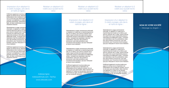 faire modele a imprimer depliant 4 volets  8 pages  web design texture contexture structure MIF88990