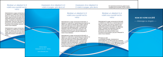 realiser depliant 4 volets  8 pages  web design texture contexture structure MIF88992