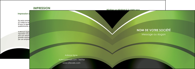 impression depliant 2 volets  4 pages  web design texture contexture structure MLGI89072