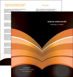 modele en ligne depliant 2 volets  4 pages  web design texture contexture structure MIF89126