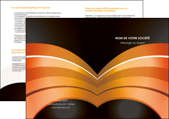 impression depliant 2 volets  4 pages  web design texture contexture structure MIF89138
