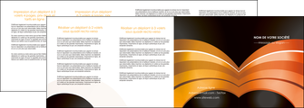 modele depliant 4 volets  8 pages  web design texture contexture structure MIF89160