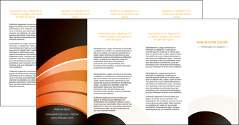 imprimerie depliant 4 volets  8 pages  web design texture contexture structure MIF89164