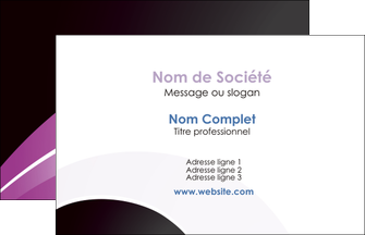 impression carte de visite web design abstrait violet violette MIFBE89168