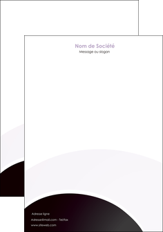 modele tete de lettre web design abstrait violet violette MIFBE89182