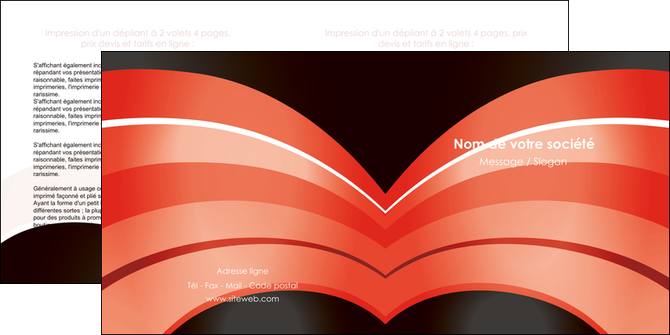 faire depliant 2 volets  4 pages  web design abstrait abstraction arriere plan MLGI89444
