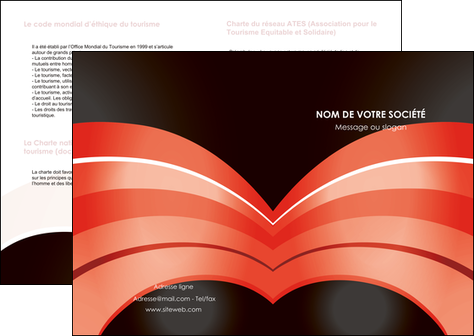 personnaliser maquette depliant 2 volets  4 pages  web design abstrait abstraction arriere plan MLGI89468