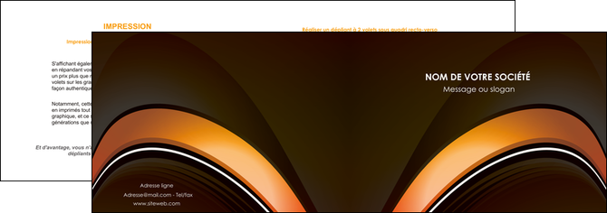 imprimerie depliant 2 volets  4 pages  web design texture contexture structure MLGI89500