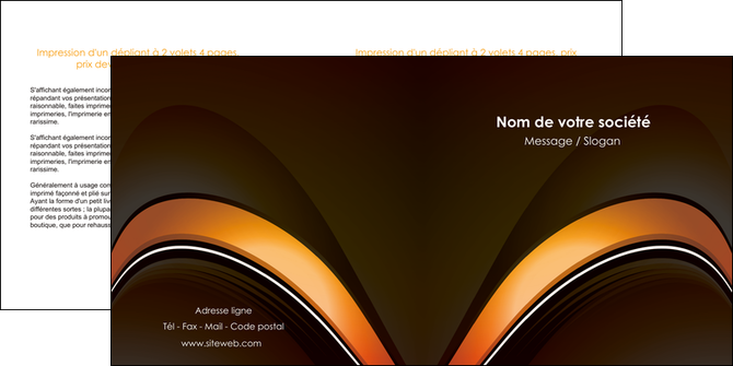 faire modele a imprimer depliant 2 volets  4 pages  web design texture contexture structure MLGI89514