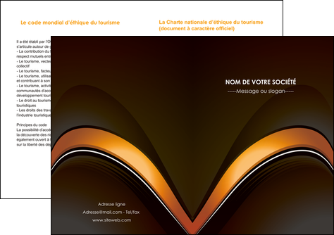 imprimerie depliant 2 volets  4 pages  web design texture contexture structure MLGI89524