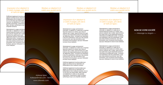 cree depliant 4 volets  8 pages  web design texture contexture structure MLGI89532