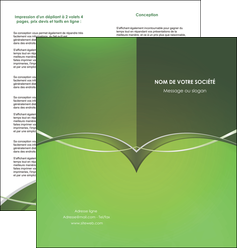 creer modele en ligne depliant 2 volets  4 pages  web design texture contexture structure MIFCH89602