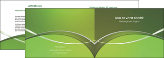 faire depliant 2 volets  4 pages  web design texture contexture structure MIFCH89618