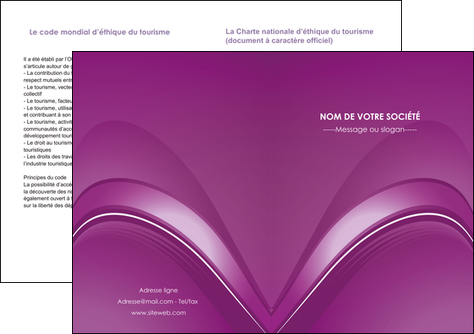 faire modele a imprimer depliant 2 volets  4 pages  web design texture contexture structure MIFCH90068