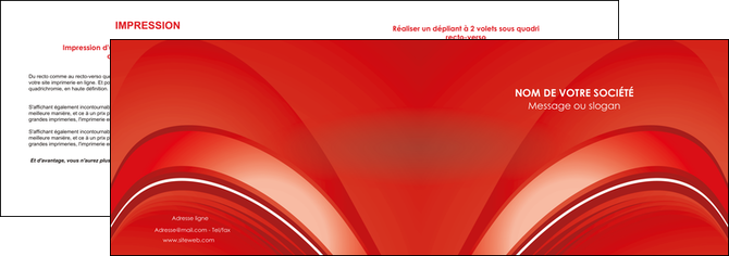faire modele a imprimer depliant 2 volets  4 pages  web design texture contexture structure MIFCH90150