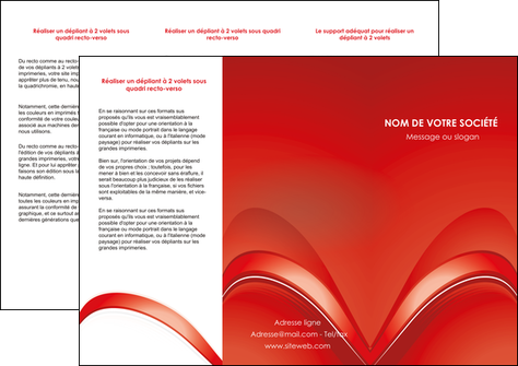 modele depliant 3 volets  6 pages  web design texture contexture structure MIFCH90158