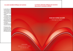 realiser depliant 2 volets  4 pages  web design texture contexture structure MIFCH90172