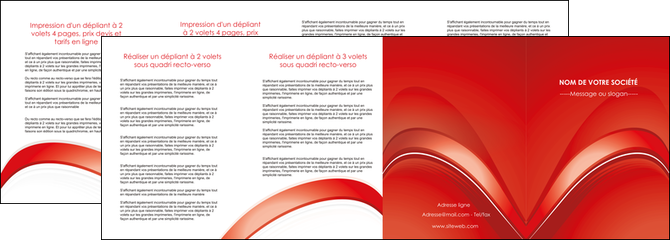 creer modele en ligne depliant 4 volets  8 pages  web design texture contexture structure MIFCH90176