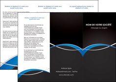 impression depliant 3 volets  6 pages  reseaux texture contexture structure MFLUOO90864