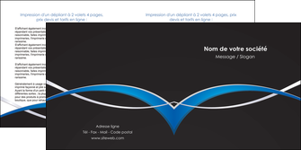 faire modele a imprimer depliant 2 volets  4 pages  reseaux texture contexture structure MFLUOO90868