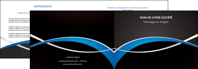 exemple depliant 2 volets  4 pages  reseaux texture contexture structure MFLUOO90882