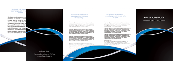 realiser depliant 4 volets  8 pages  reseaux texture contexture structure MFLUOO90900