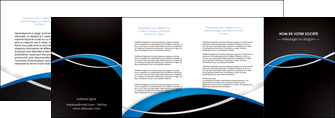 realiser depliant 4 volets  8 pages  reseaux texture contexture structure MFLUOO90900