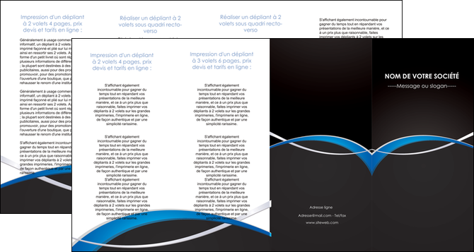 faire modele a imprimer depliant 4 volets  8 pages  reseaux texture contexture structure MFLUOO90904