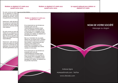 faire depliant 3 volets  6 pages  web design texture contexture structure MLGI90968