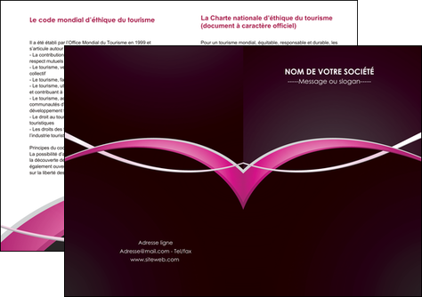 cree depliant 2 volets  4 pages  web design texture contexture structure MLGI90982